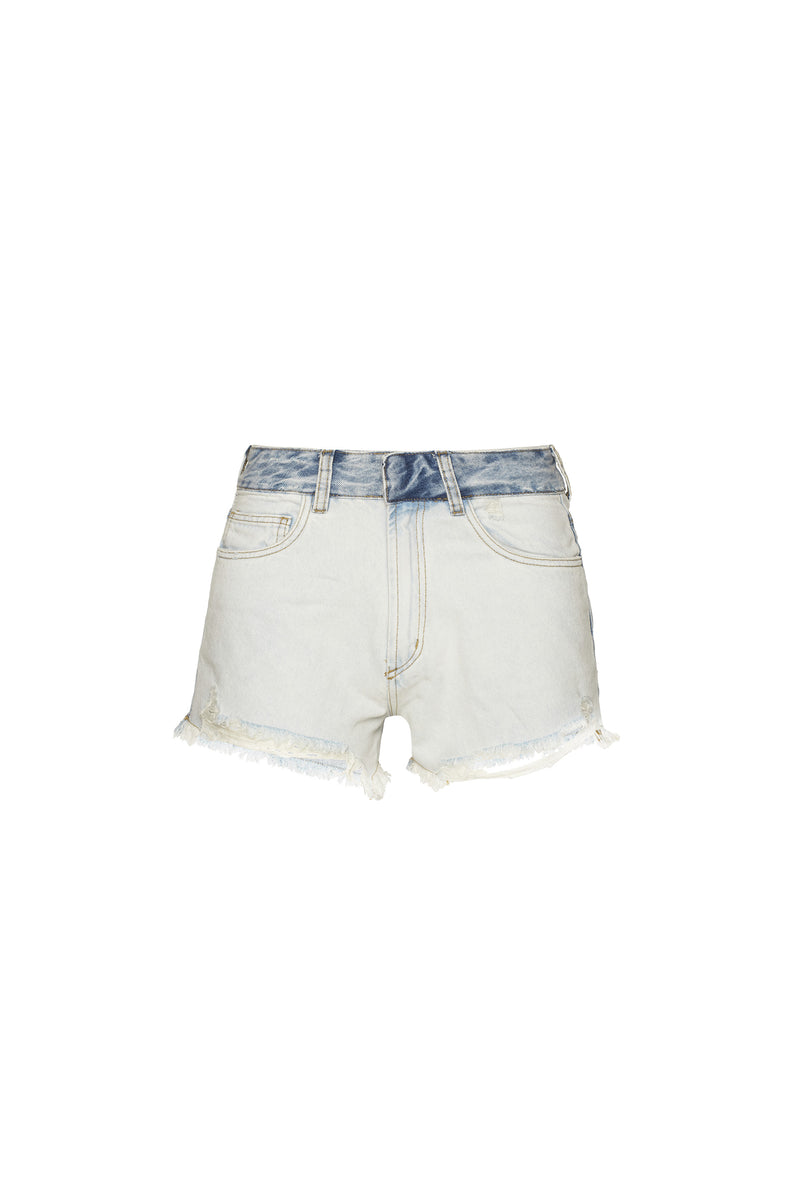 SHORTS JEANS DESTROYED BICOLOR (8275823067363)