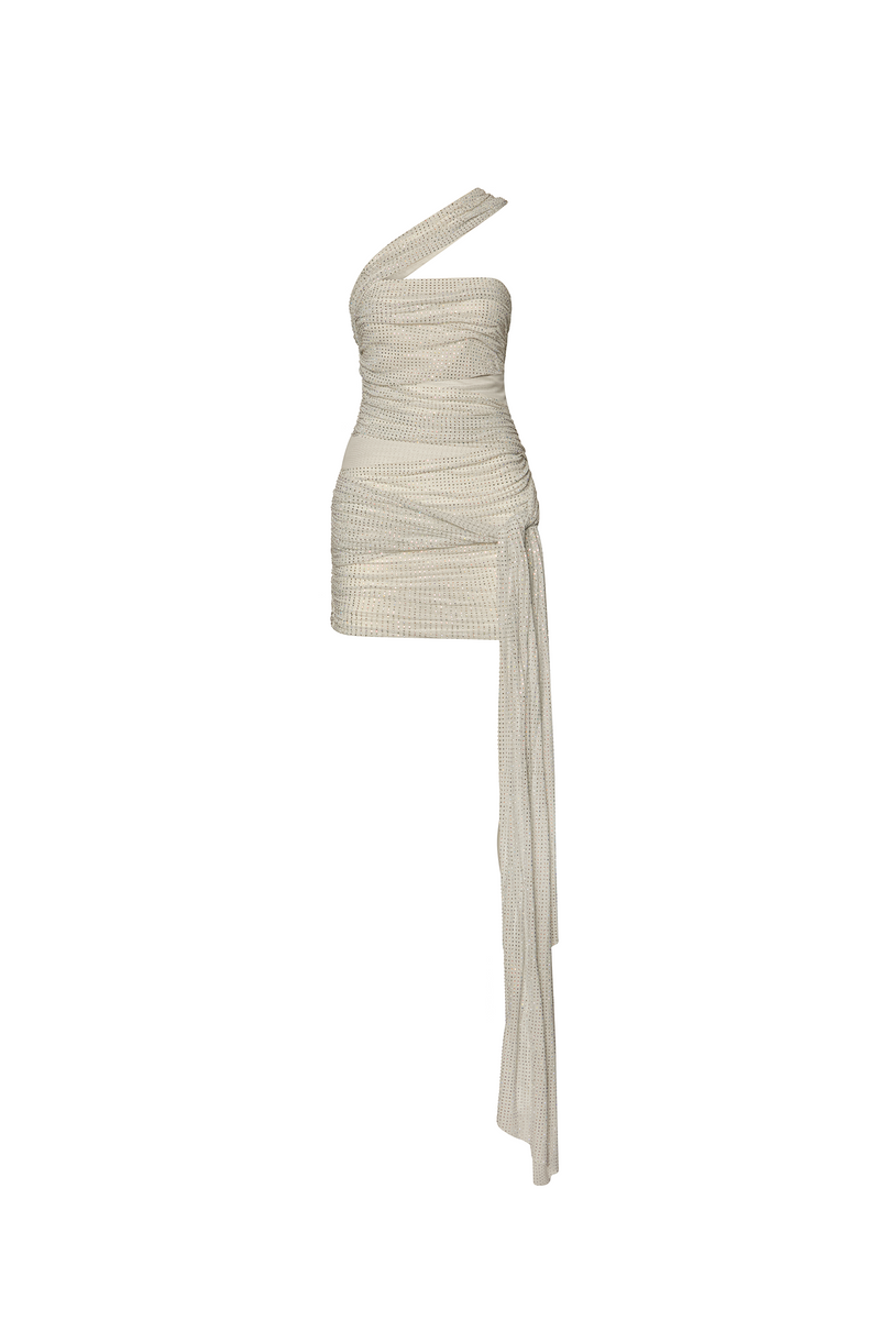 VESTIDO TULE PEDRAS OFF WHITE (8720251420899)