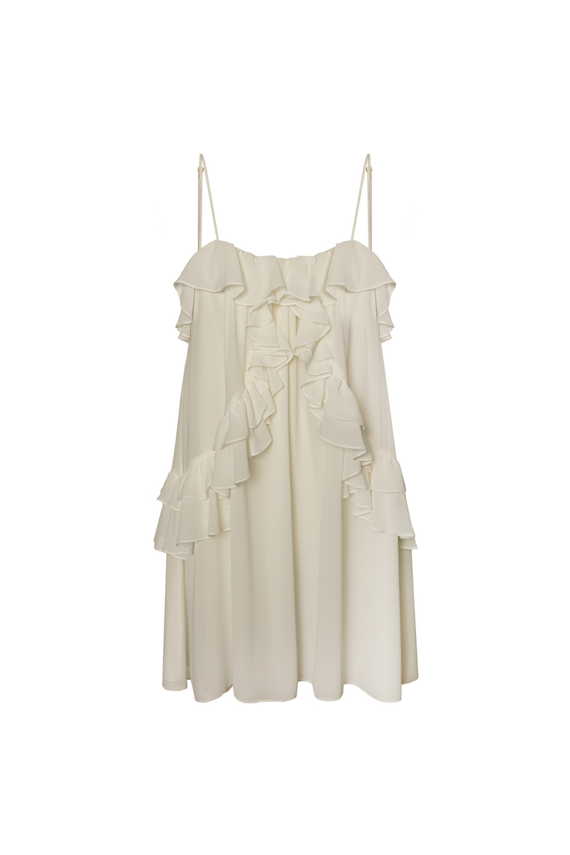 VESTIDO CURTO BABADOS GGT OFF WHITE (8720249815267)