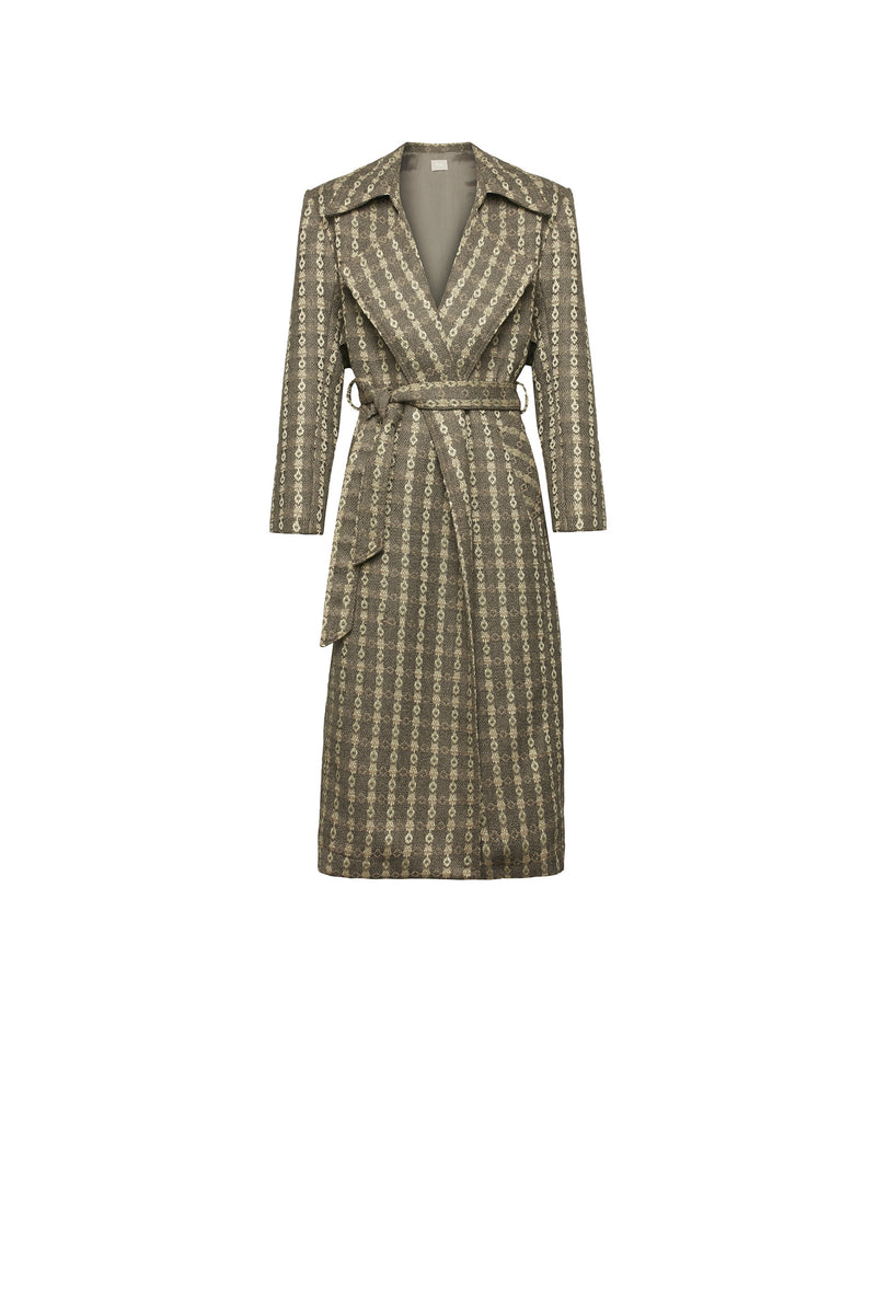 TRENCH COAT TWEED TRICOT CINZA (8362860019939)