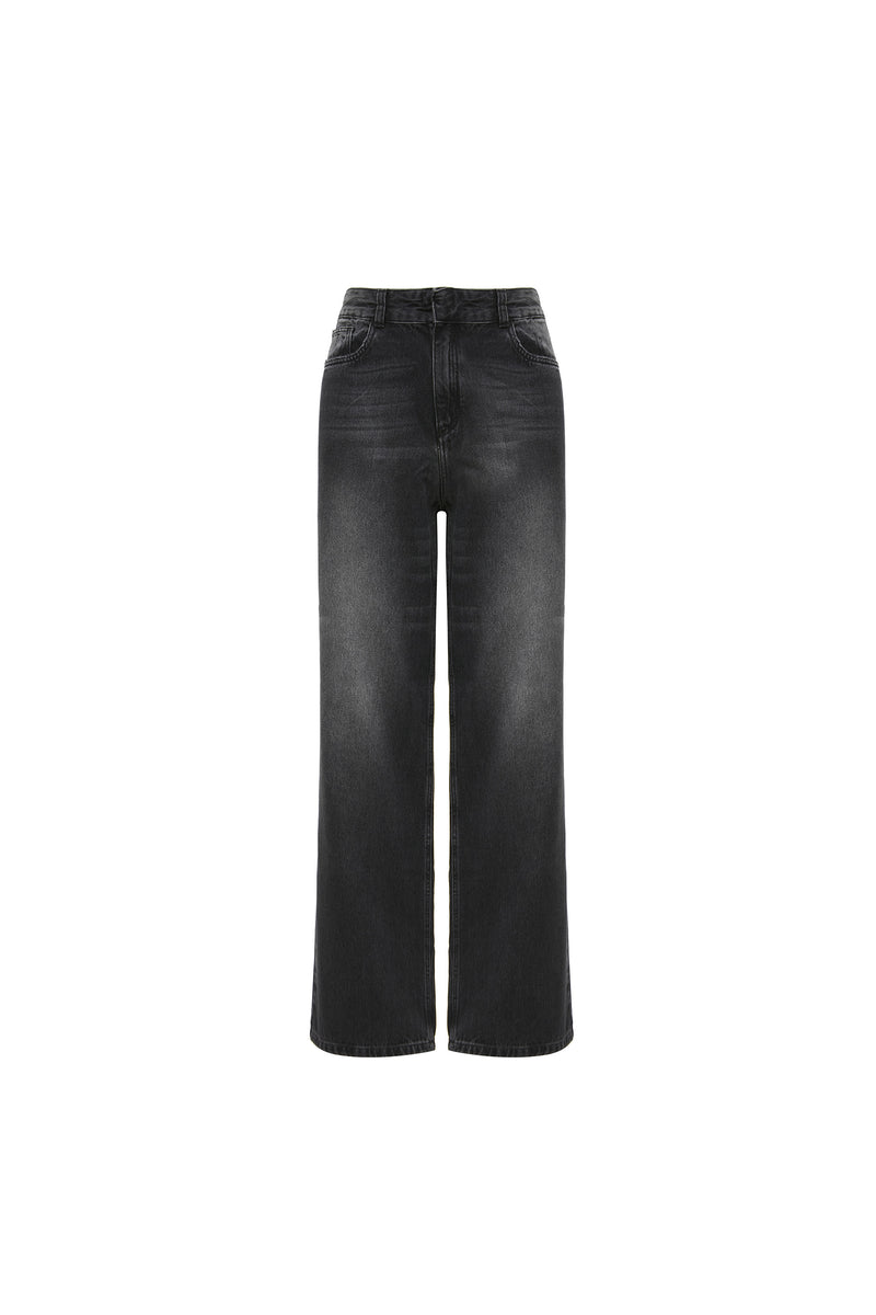 CALÇA JEANS PERNA RETA  BLACK (8537379274979)