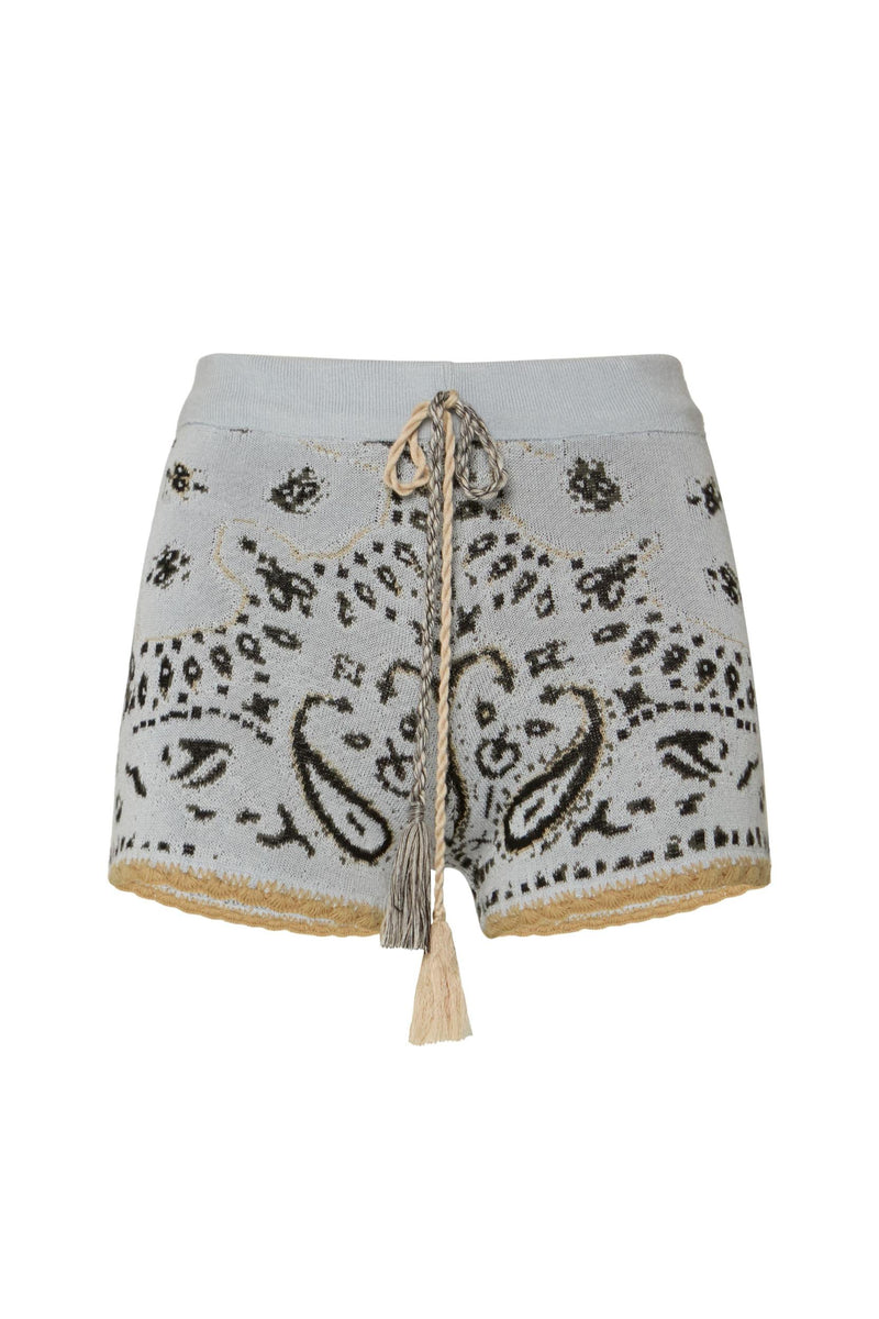 SHORTS ELÁSTICO CINTURA CAMBRAIA LINHO BANDANA AZUL (8699445280995)