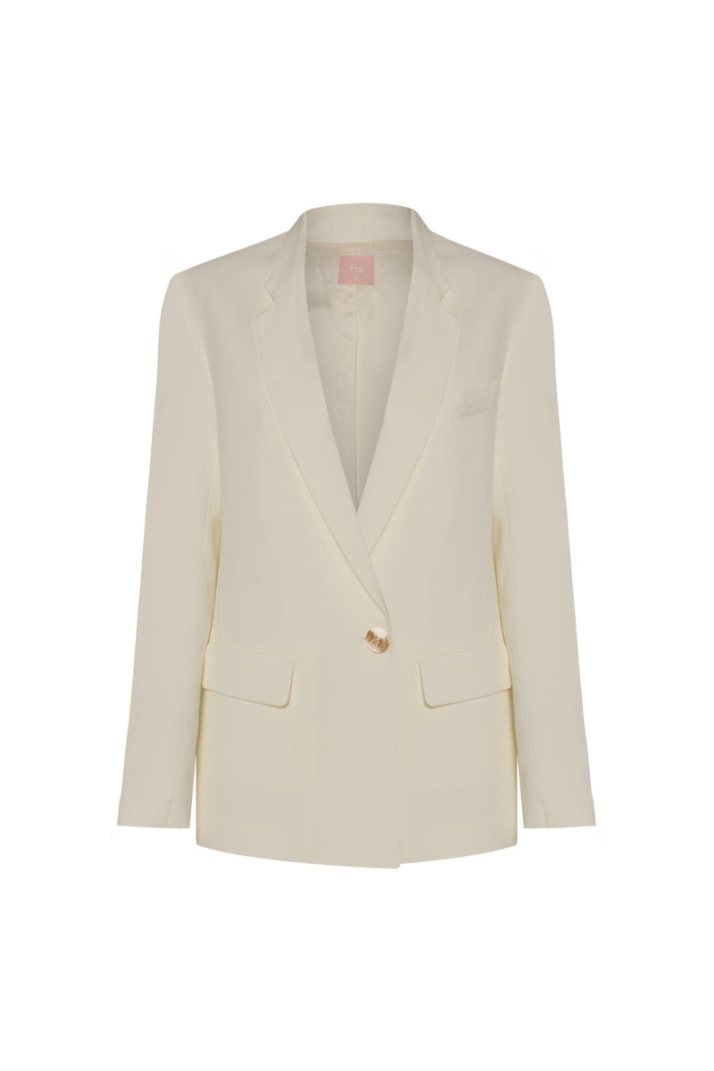 BLAZER ALFAIATARIA CREPE PATOU OFF WHITE (8699440169187)