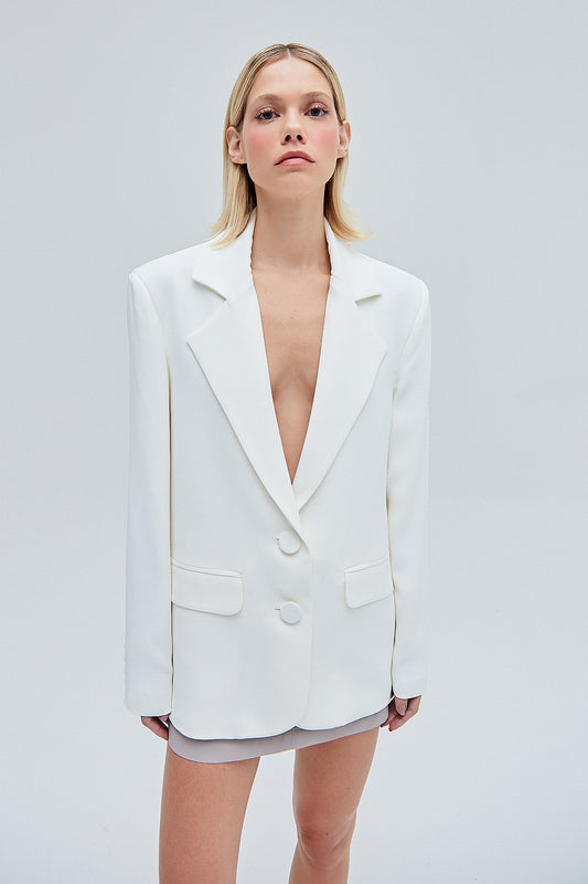 BLAZER CREPE PATOU OFF WHITE (8362853531875)